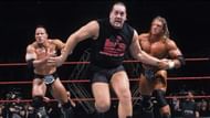 Triple H and The Rock form a temporary alliance against the Big Show.